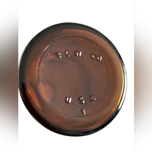 TCW Wheaton Amber Our Trust Vegetine Blood Purifier Saint Bernard Bottle - Picture 9 of 10